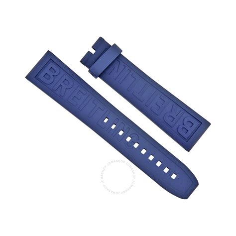 breitling rubber straps nice|Breitling 20mm rubber strap blue.